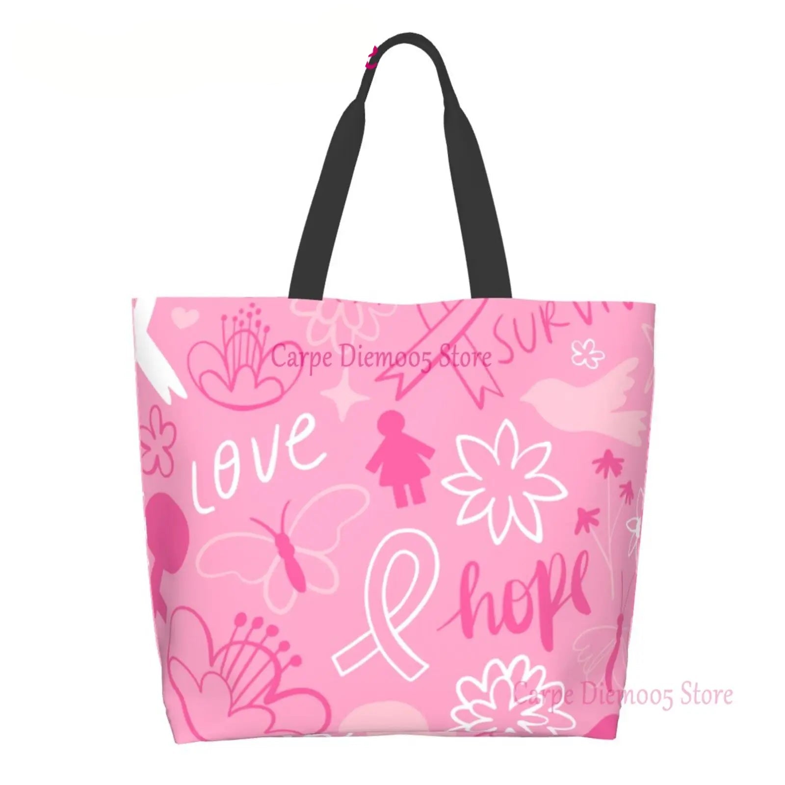 Breast Cancer Awareness Tote Bag