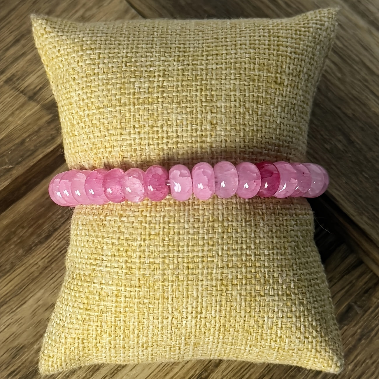 Pink Agate Bracelet