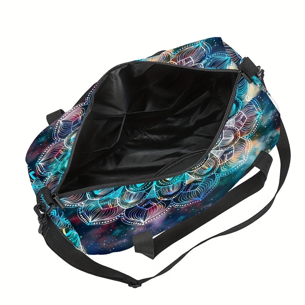 Mandala Print Travel Bag