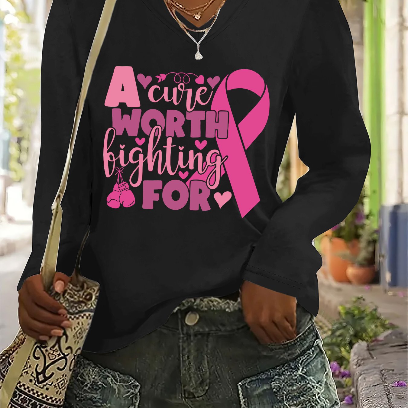 A Cure Worth Fighting For ~ Long sleeve Tshirt