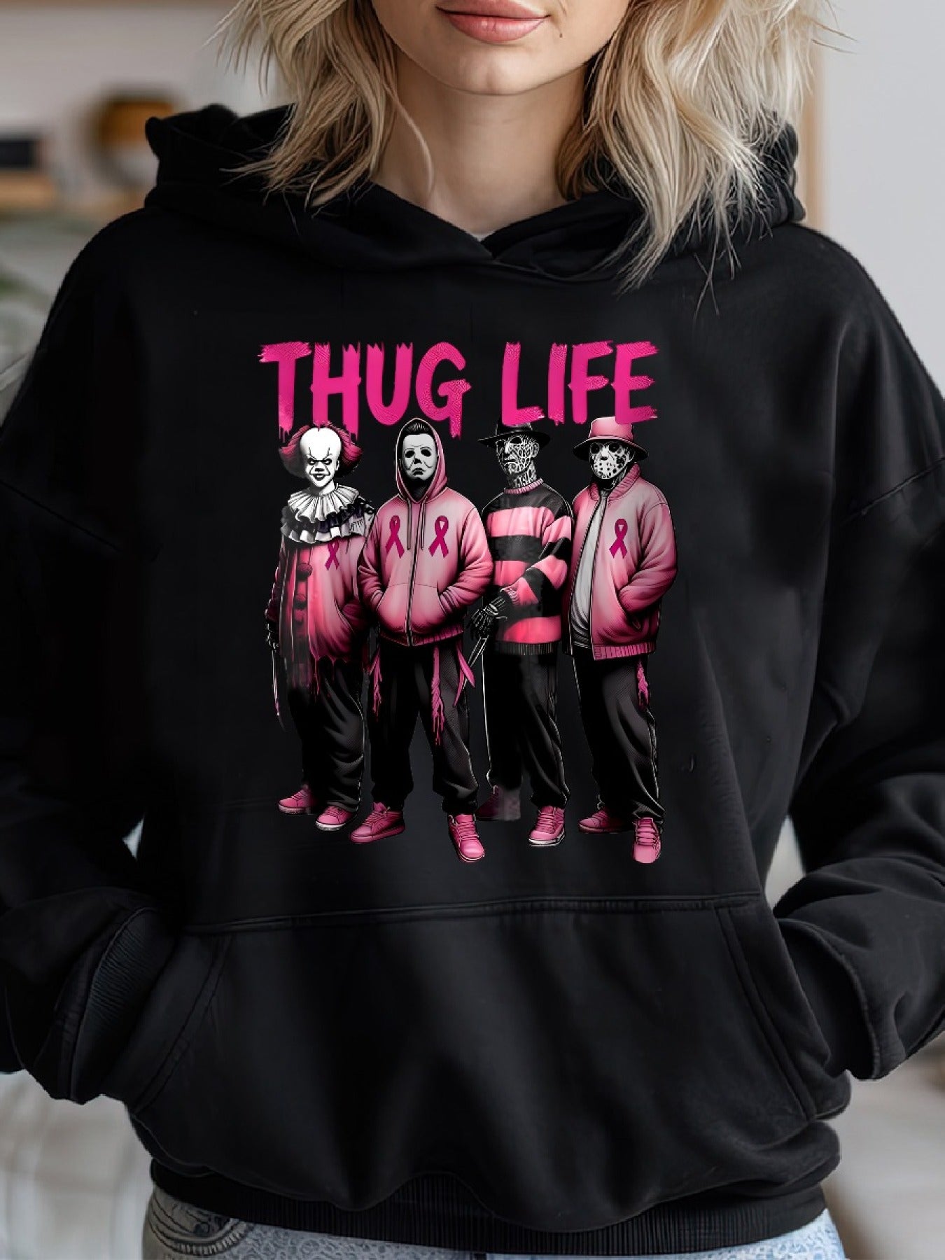 Thug Life Cancer Warrior Hoodie