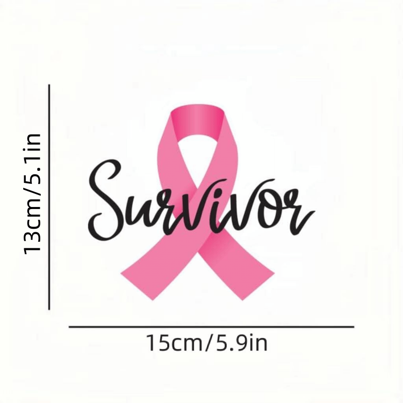 Breast Cancer Survivor Ribbon Decal