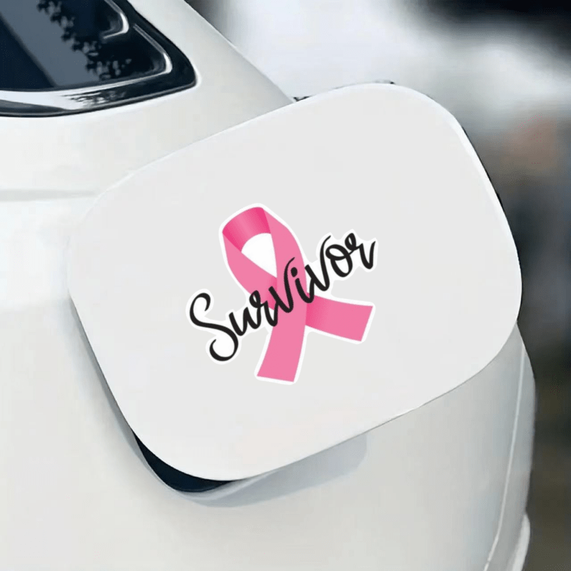 Breast Cancer Survivor Ribbon Decal