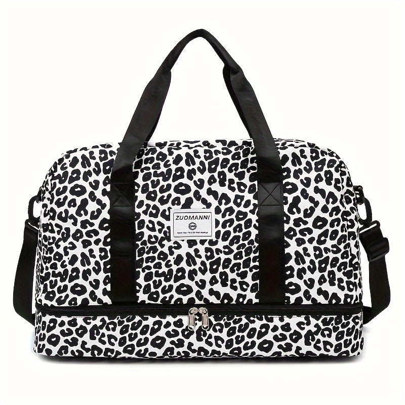 Animal Print Large Travel Bag
