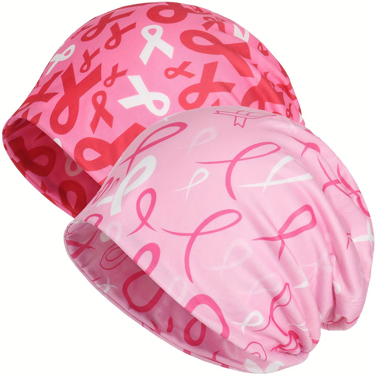 2pcs Breast Cancer Awareness Beanies