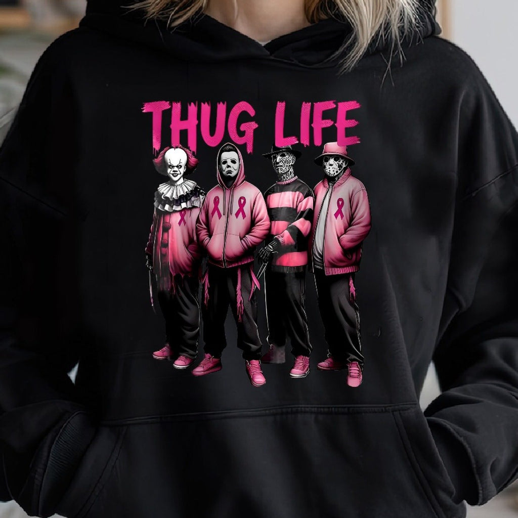 Thug Life Cancer Warrior Hoodie