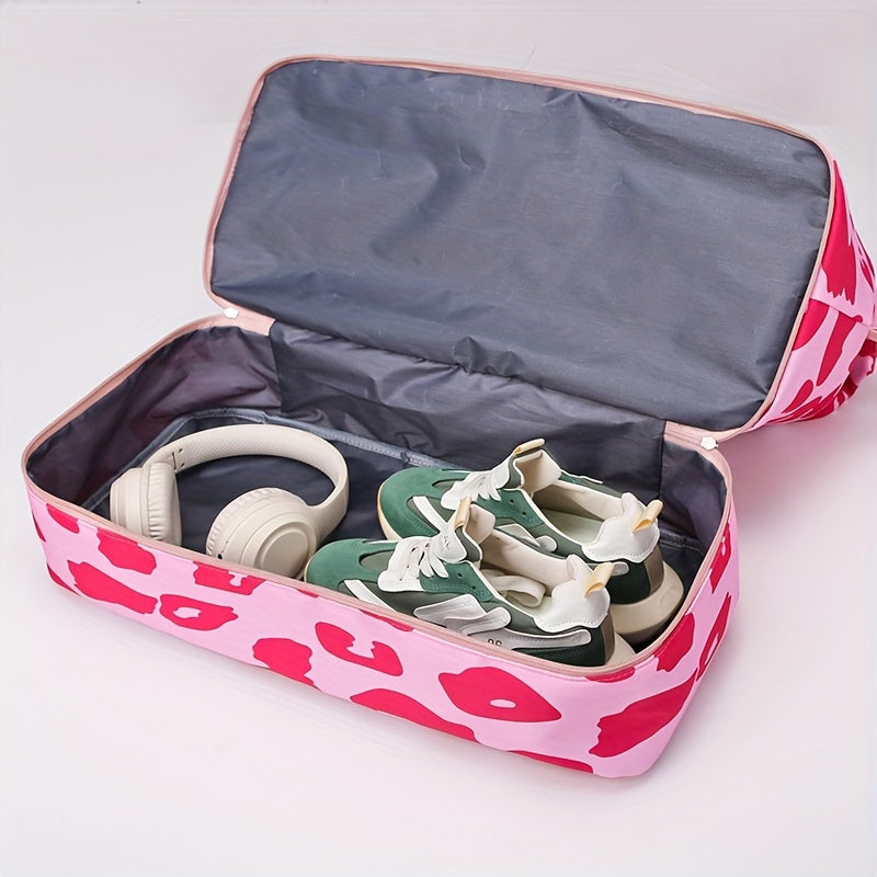 Pink Leopard Duffel Bag