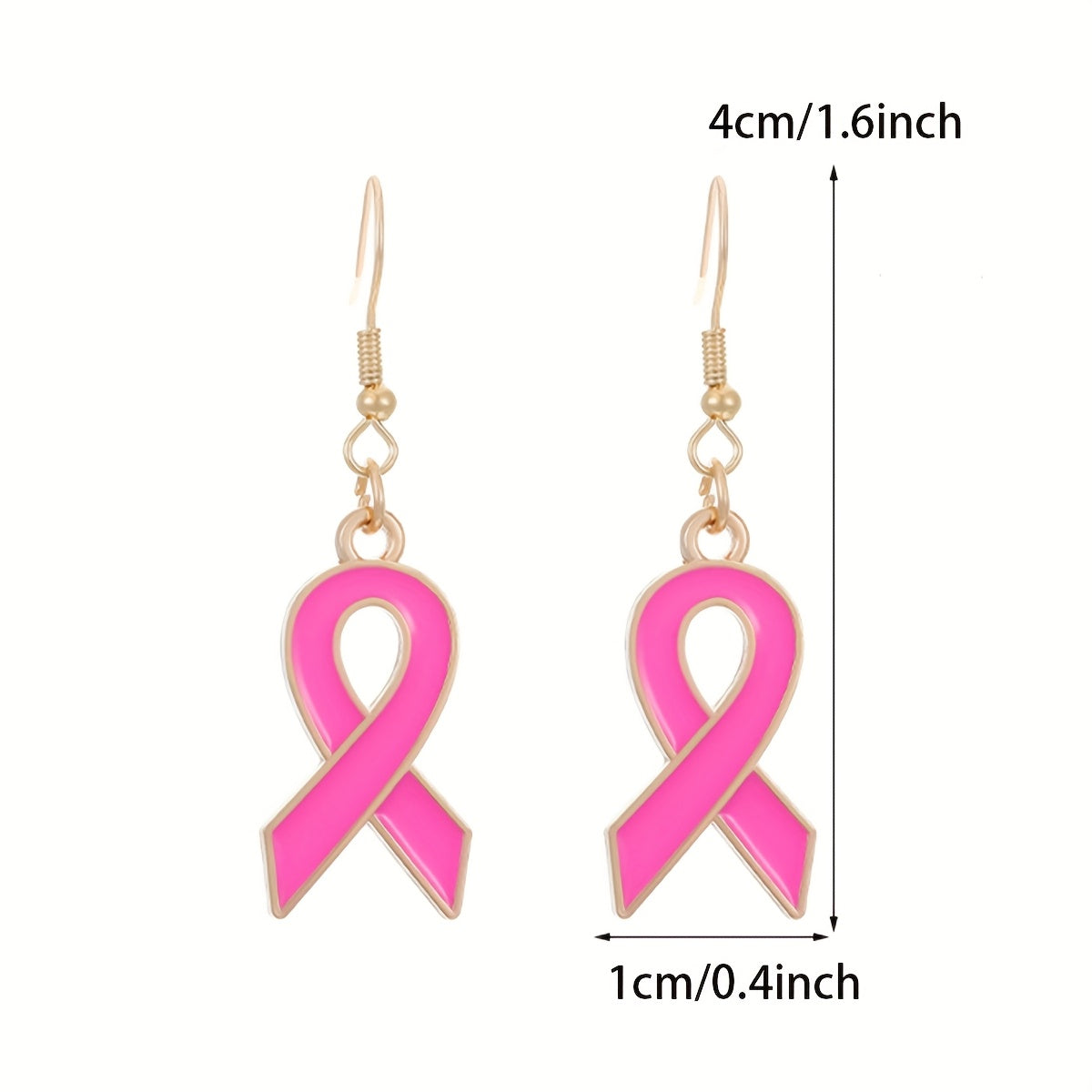 BC Pink Ribbon Earrings