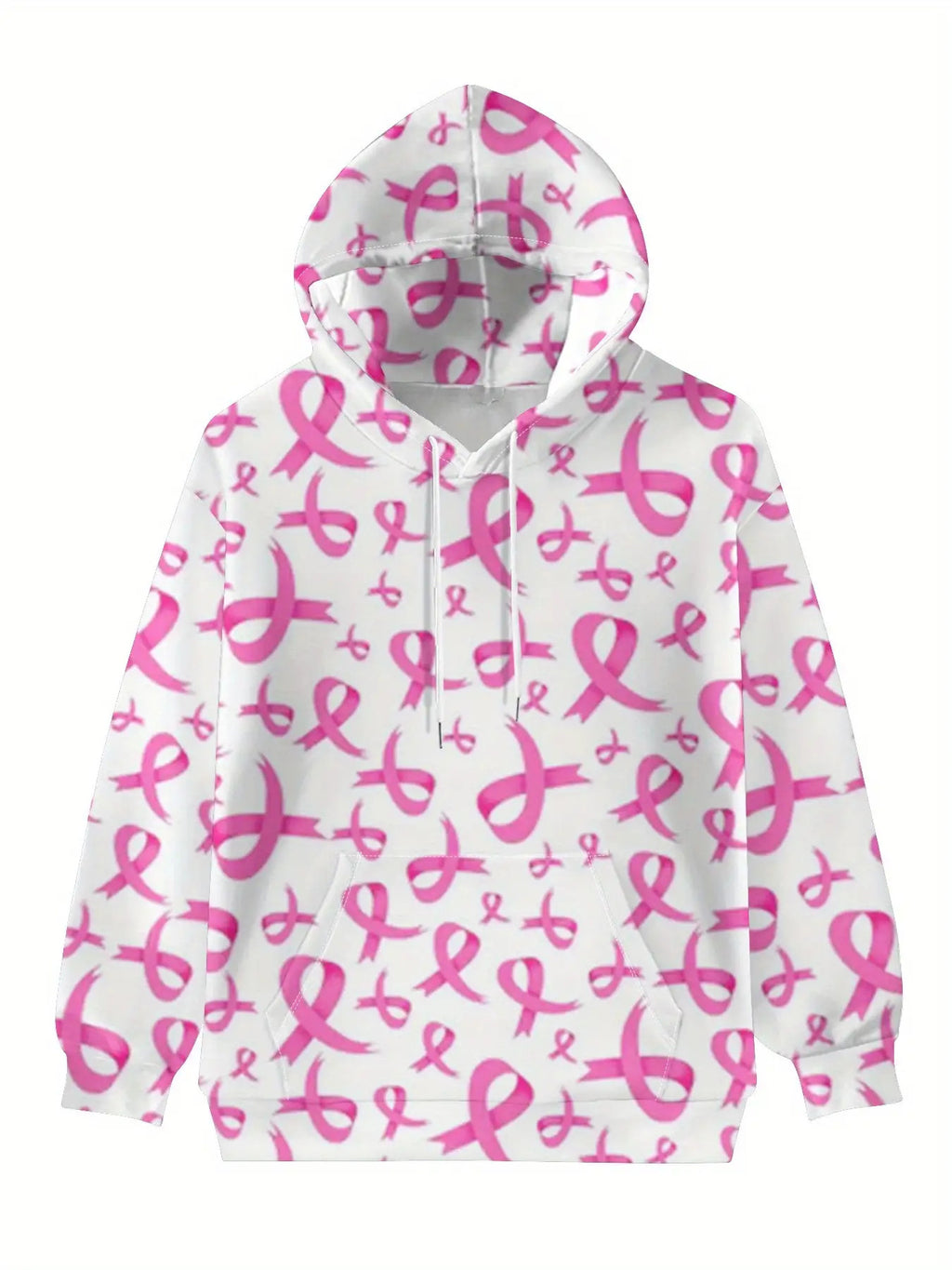 Pink BC Ribbon Hooded Sweatshirt