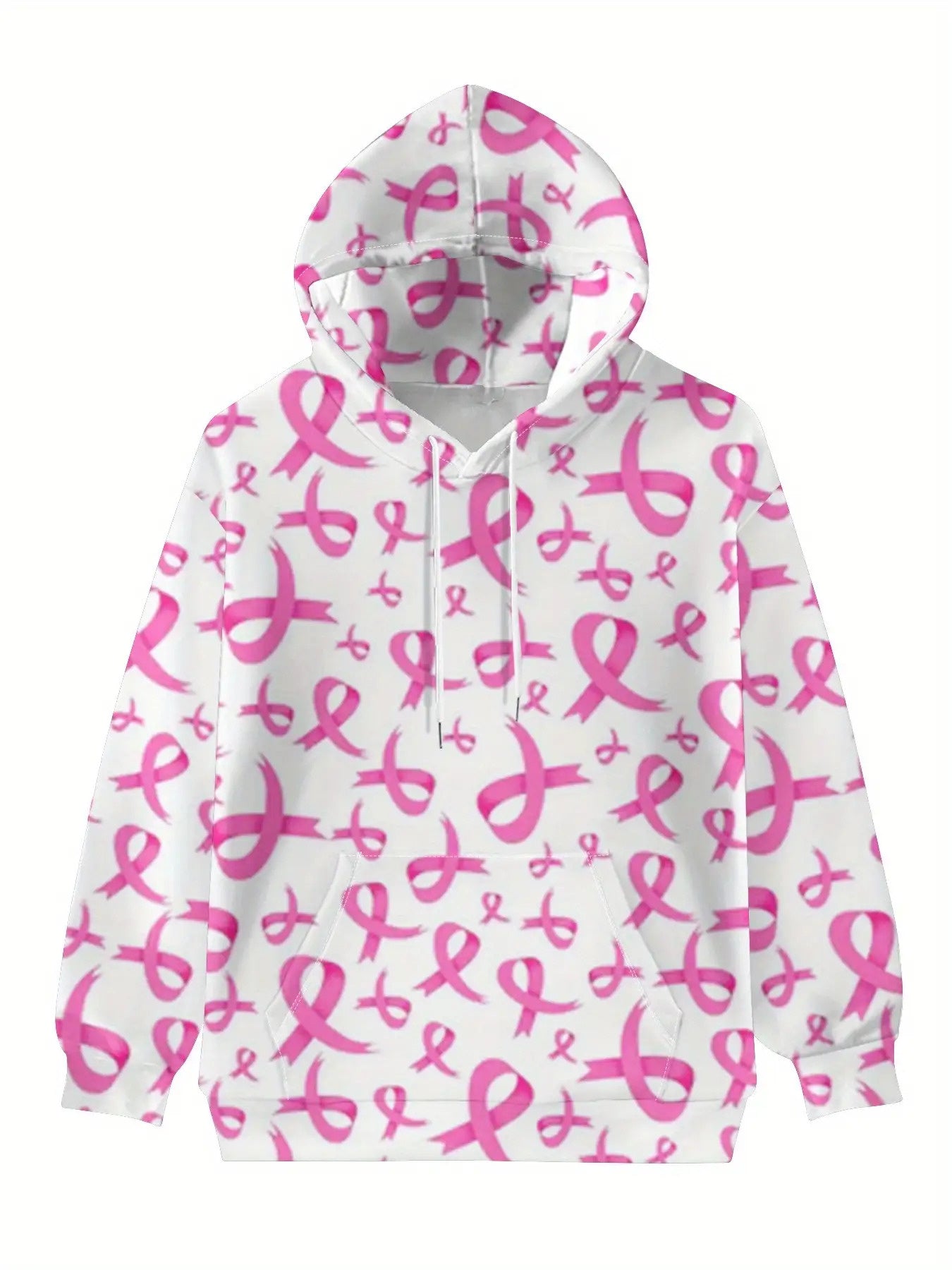 Pink BC Ribbon Hooded Sweatshirt