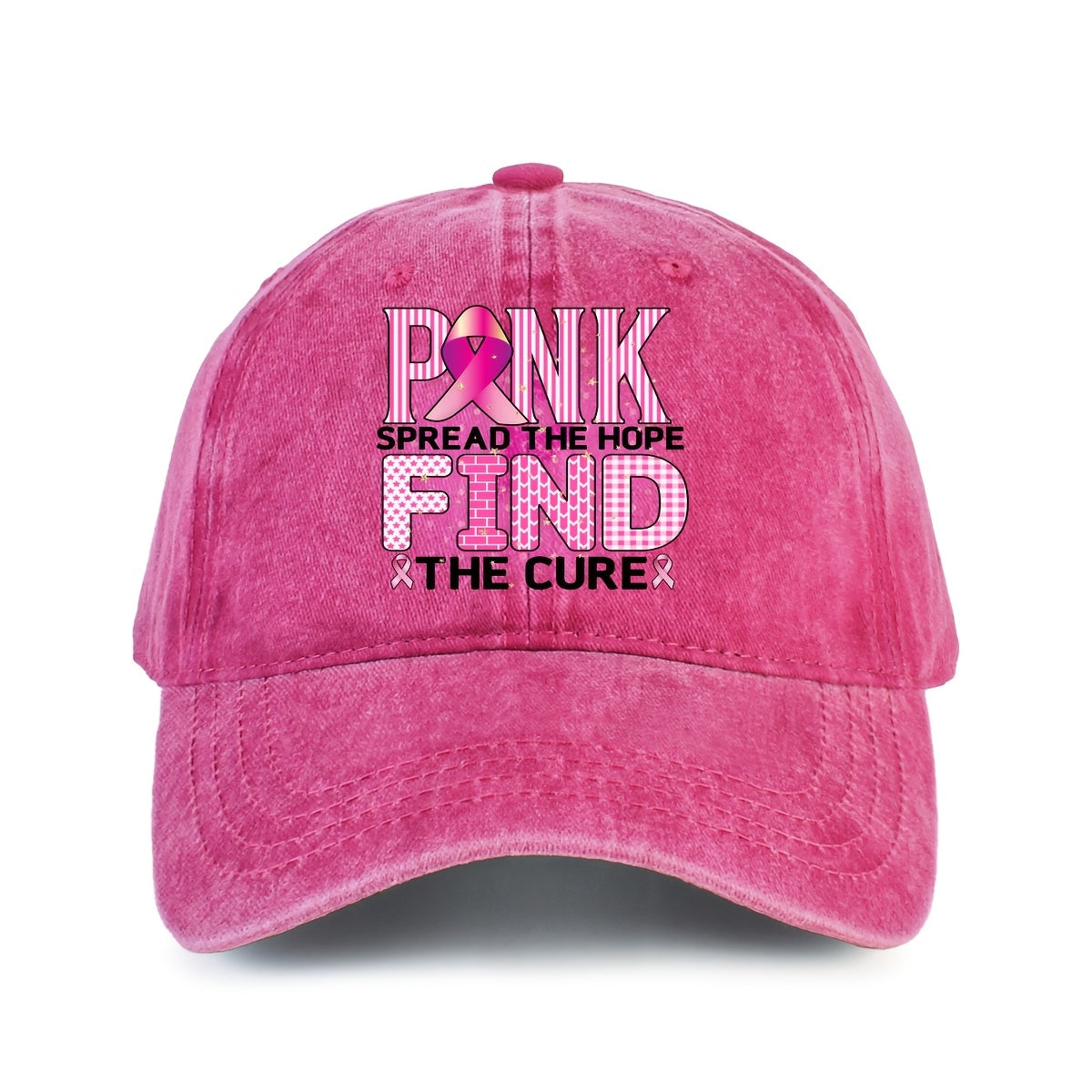 Pink Spread the Hope Find the Cure Baseball Cap