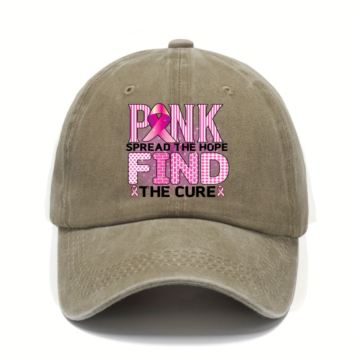 Pink Spread the Hope Find the Cure Baseball Cap
