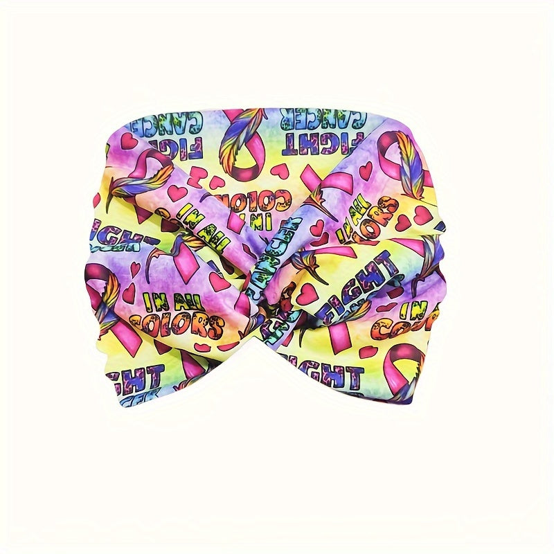 6pcs Breast Cancer Awareness Headbands