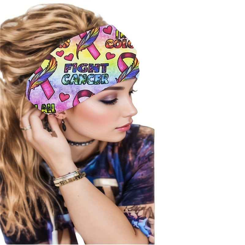 6pcs Breast Cancer Awareness Headbands
