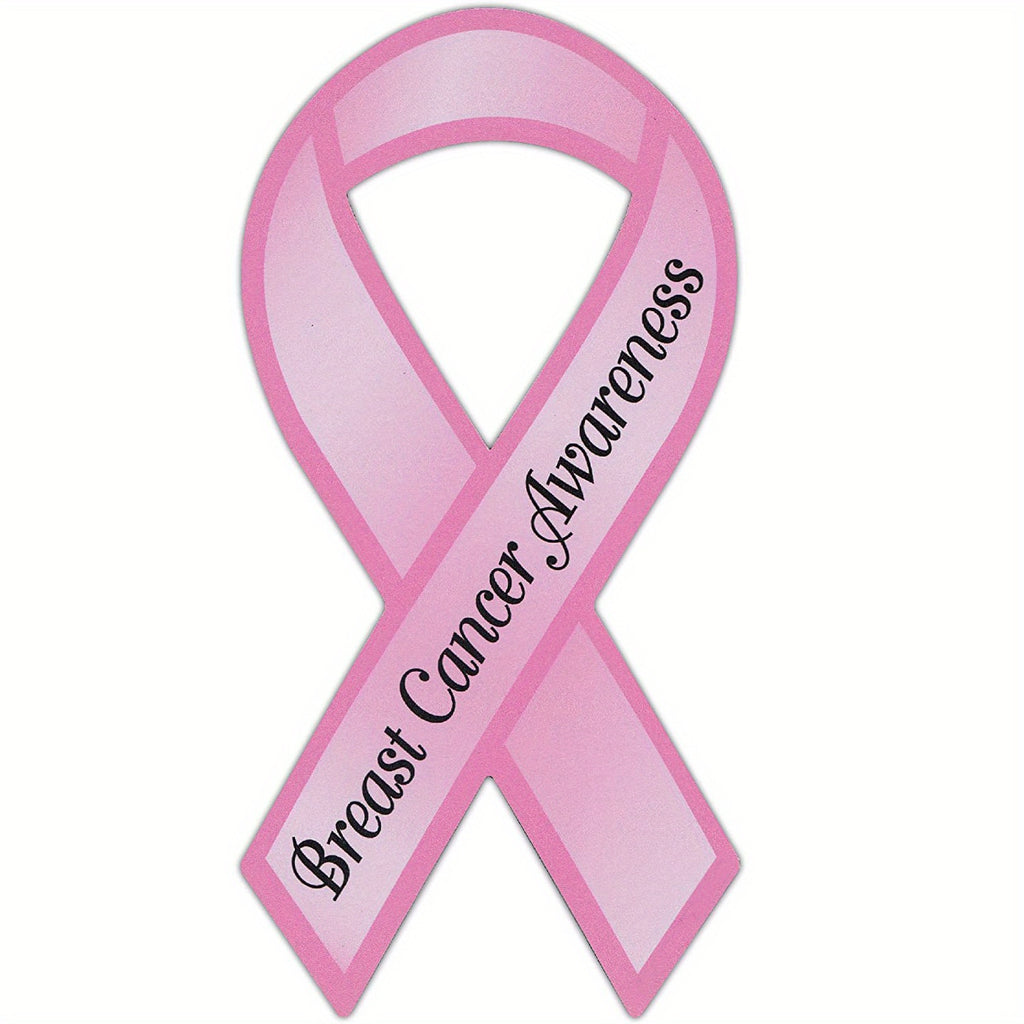Classic Pink Breast Cancer Ribbon Sticker