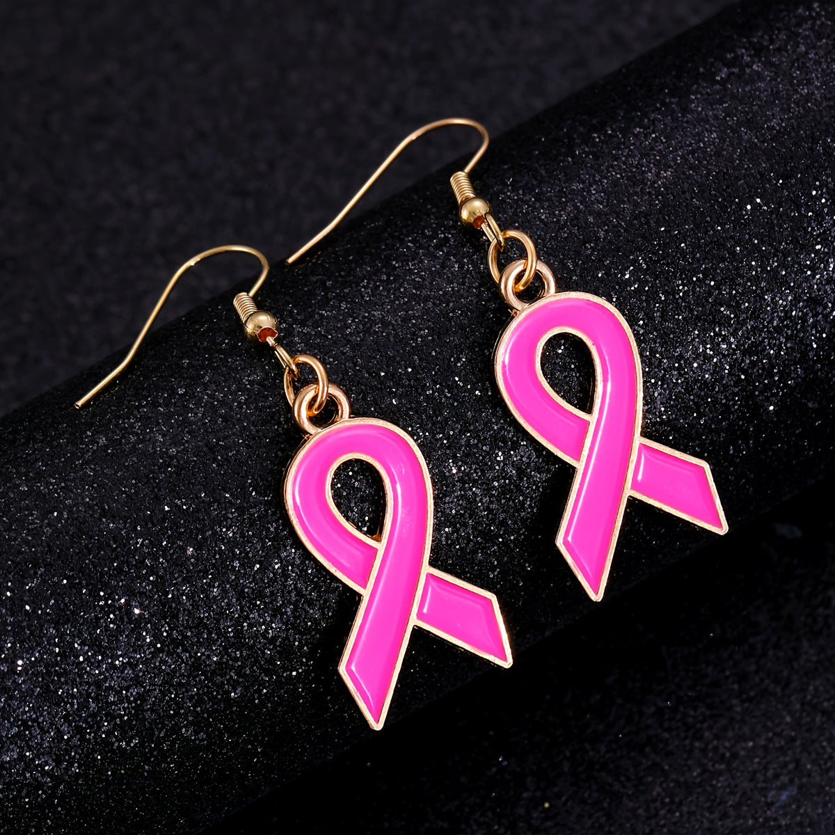 BC Pink Ribbon Earrings