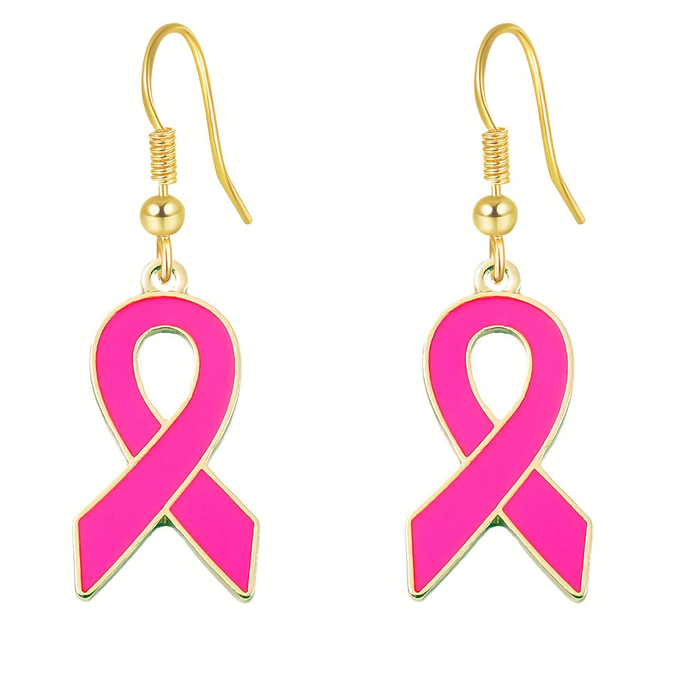 BC Pink Ribbon Earrings