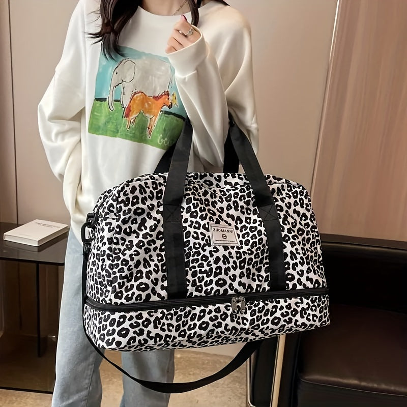 Animal Print Large Travel Bag