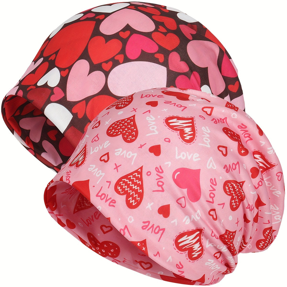 2pcs Breast Cancer Awareness Beanies