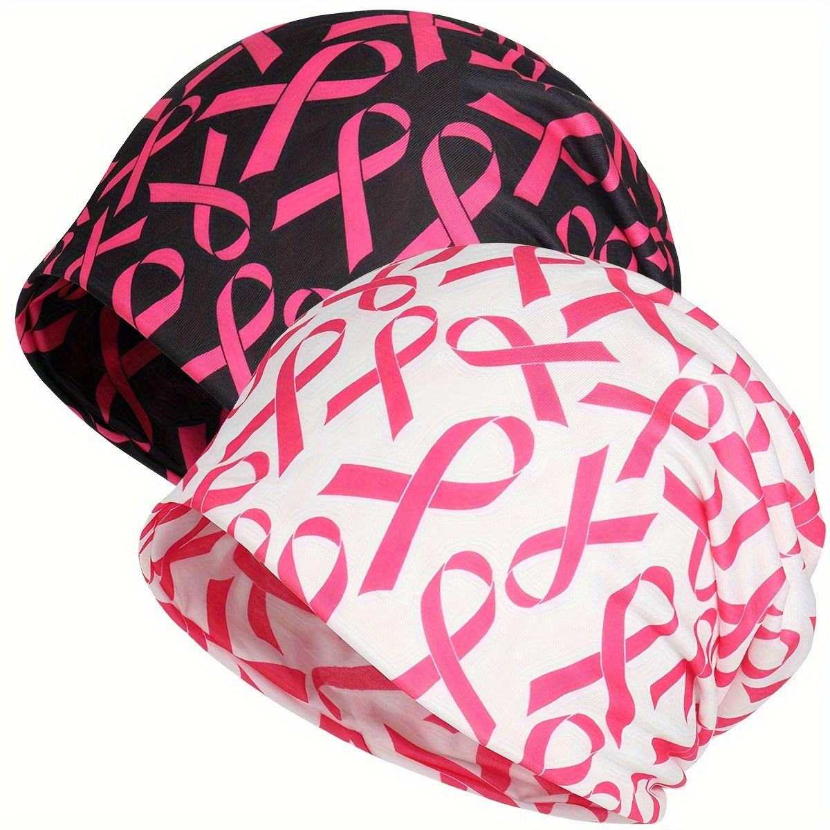 2pcs Breast Cancer Awareness Beanies