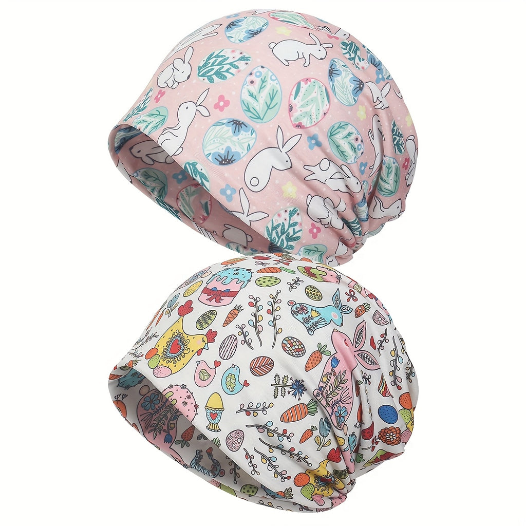 2pcs Breast Cancer Awareness Beanies