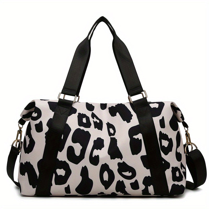 Cheetah Travel Bag in Black or Pink