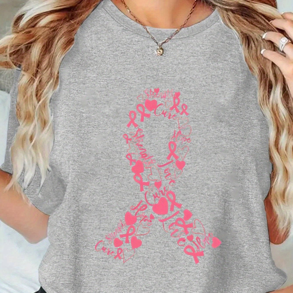 Pink Ribbon Collage T-Shirt
