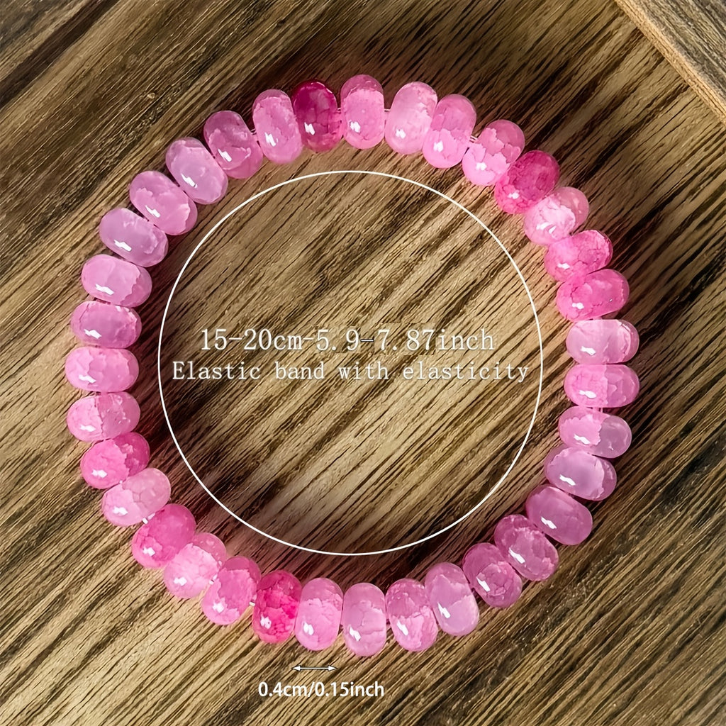 Pink Agate Bracelet