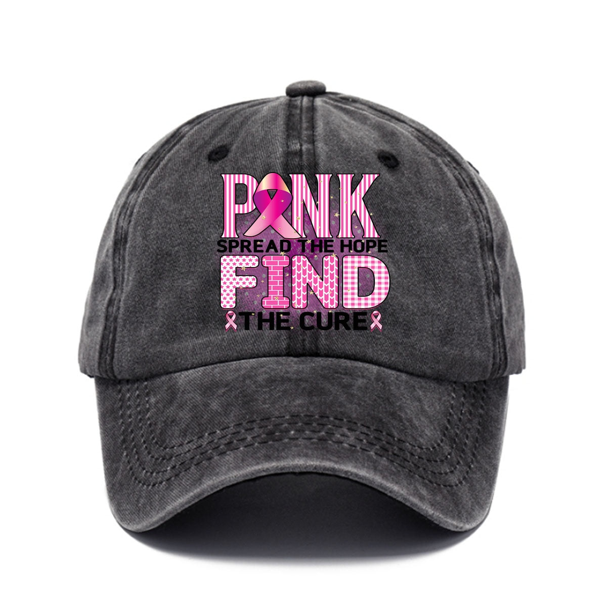 Pink Spread the Hope Find the Cure Baseball Cap