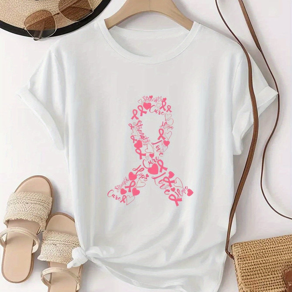 Pink Ribbon Collage T-Shirt