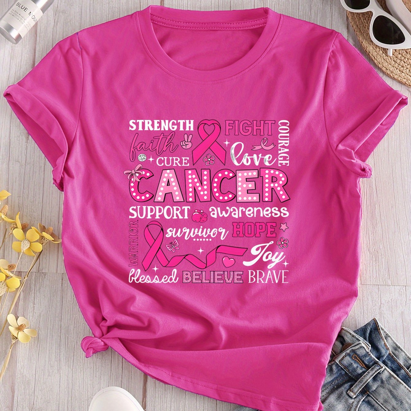Inspirational Collage Breast Cancer Awareness T-Shirt