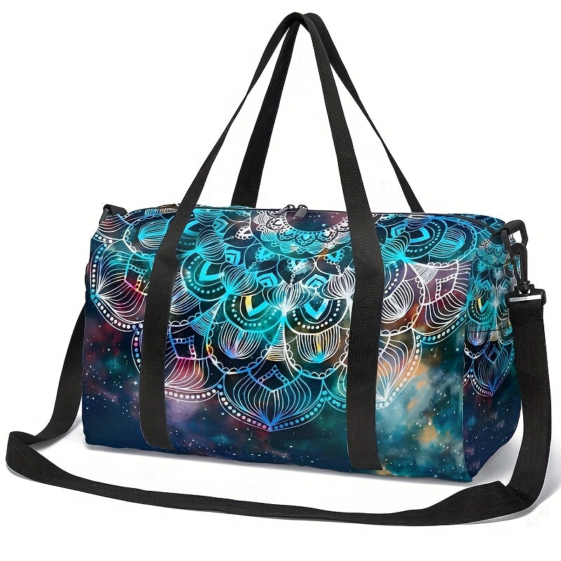 Mandala Print Travel Bag
