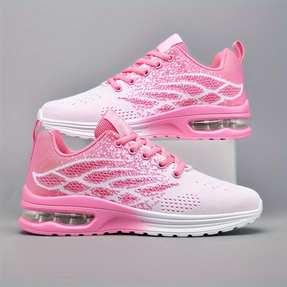 Pink and White Fancy Sneakers