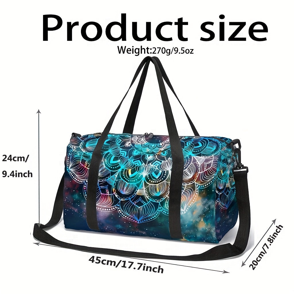 Mandala Print Travel Bag