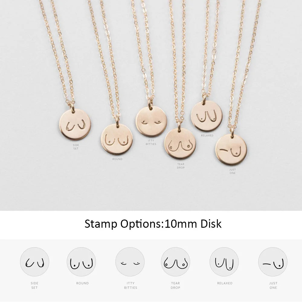 Breast Cancer Awareness Boobie Necklaces