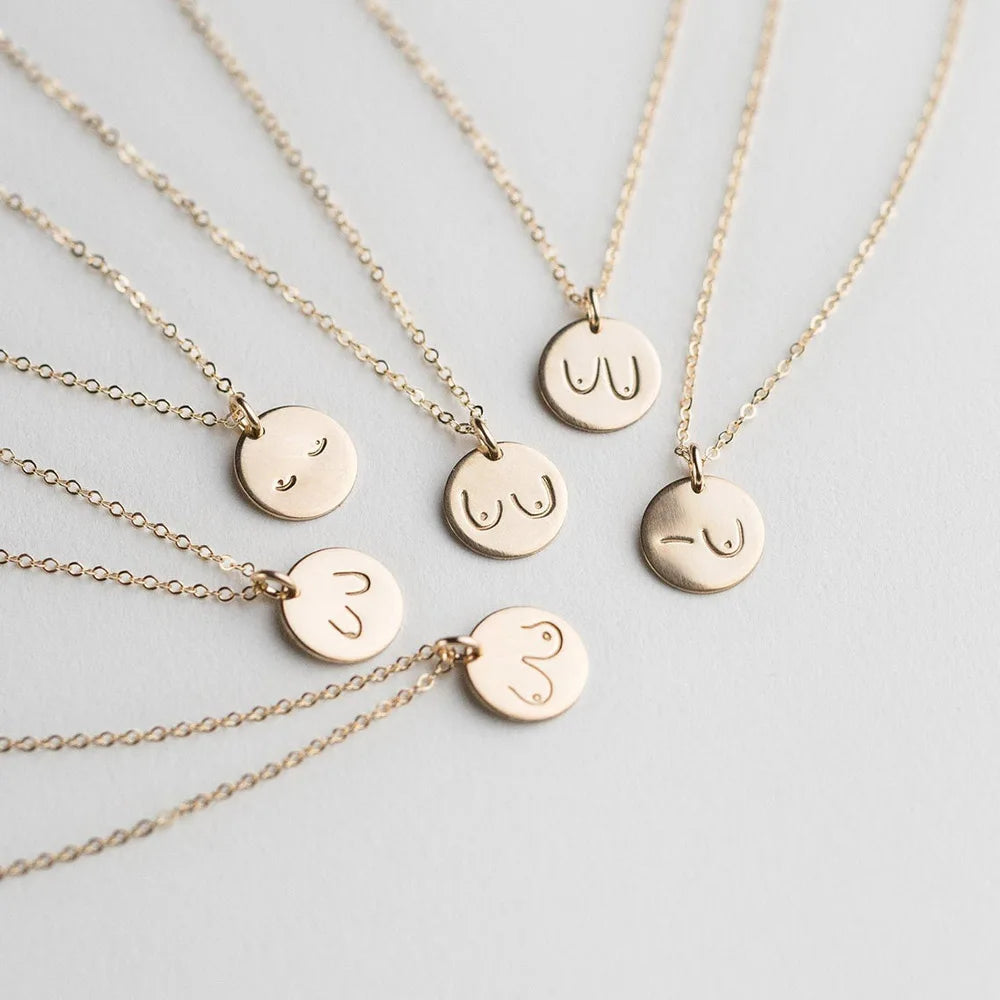 Breast Cancer Awareness Boobie Necklaces