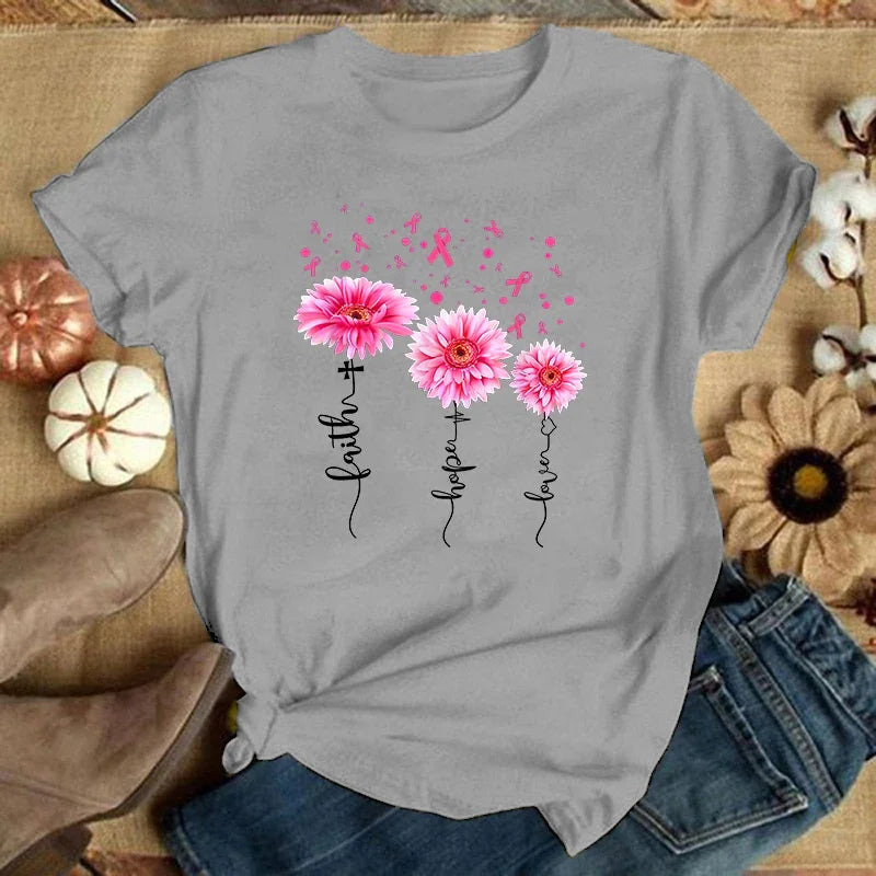 Magical Daisies Breast Cancer T-Shirt