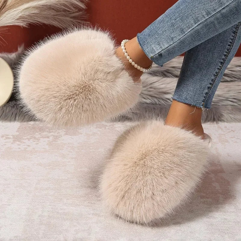 Adorable Super Fuffy Anti-slip Slippers