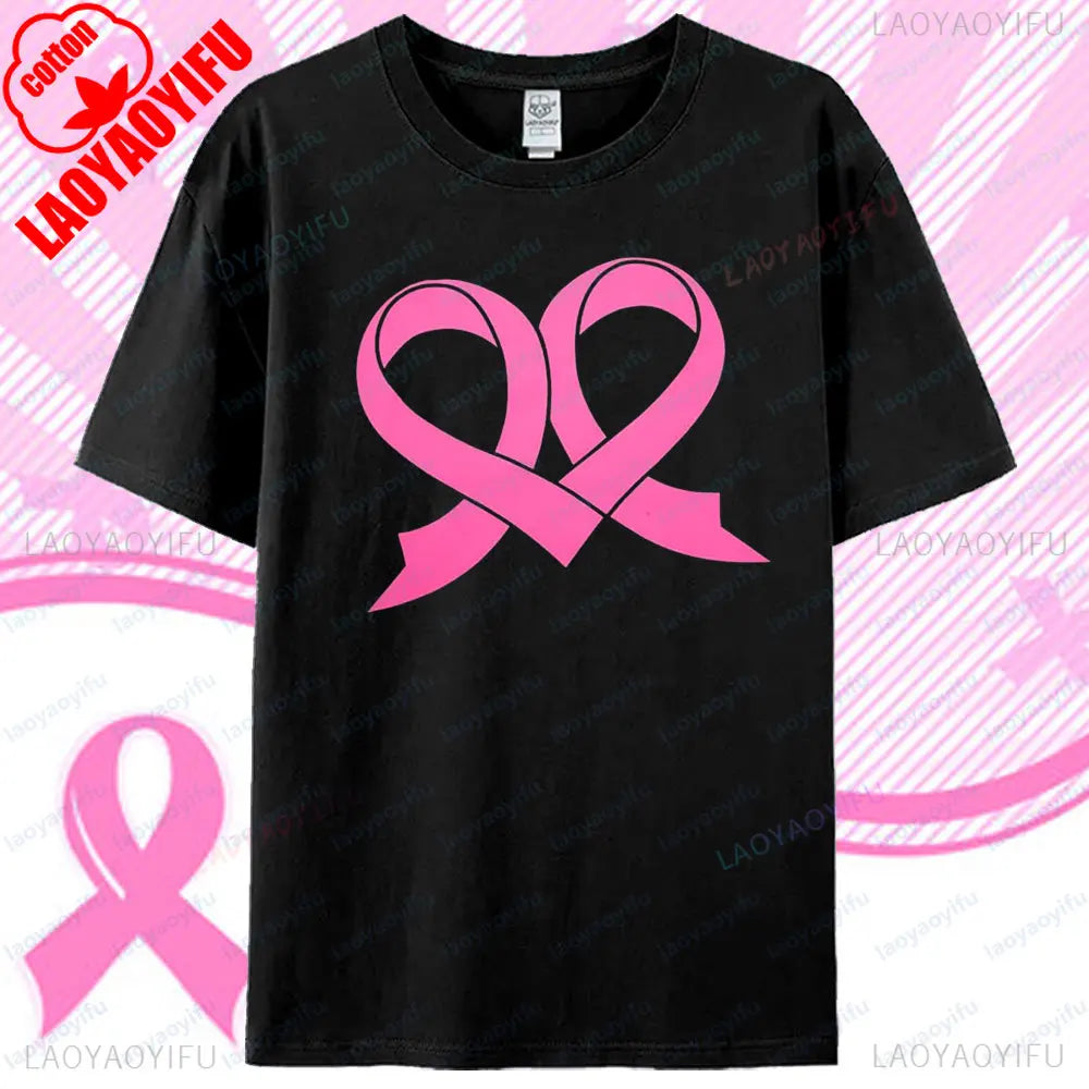 Breast Cancer Tshirts ~ Double Ribbons and HOPE