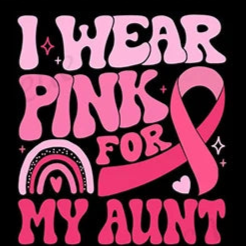 I Wear Pink Breast Cancer T-Shirt ~ Plus Sizes XL, XXL, & XXL
