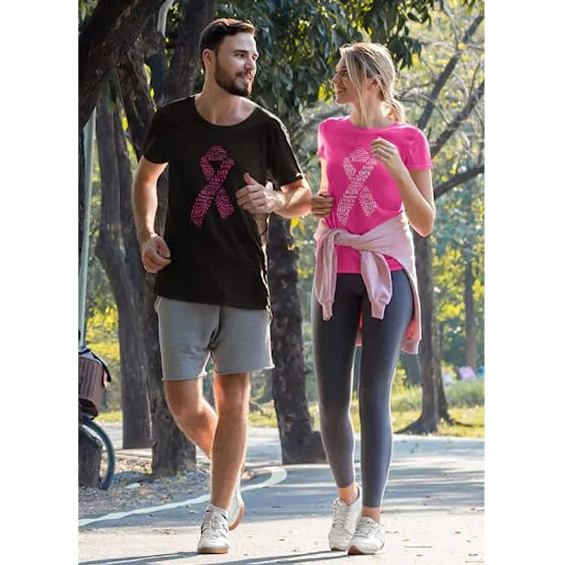 Pink Ribbon Breast Cancer Awareness T-Shirt