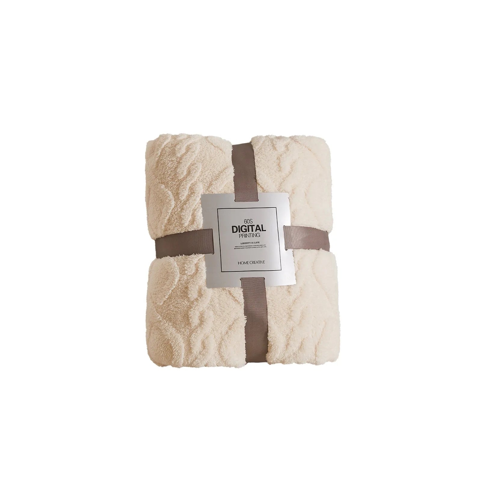 Cozy and wonderfully soft throw blanket. Warm and comfy!
