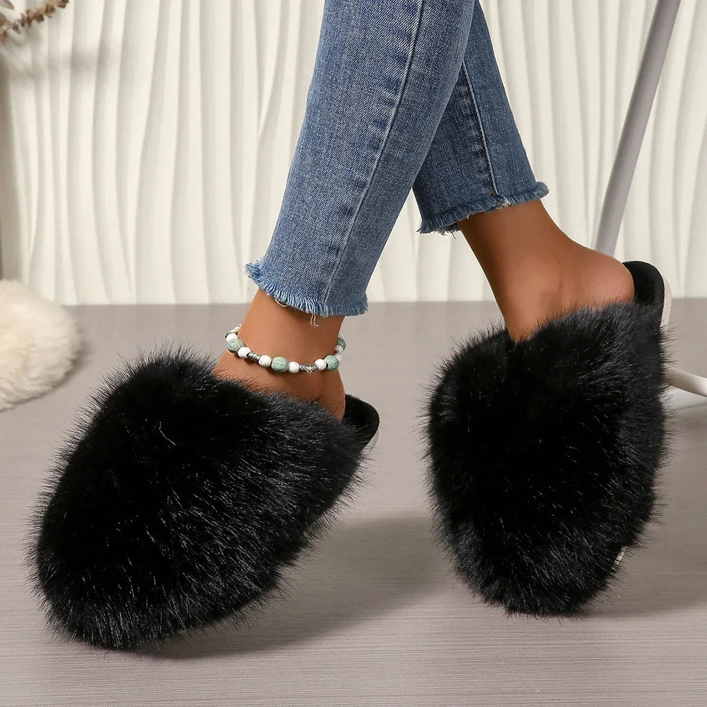 Adorable Super Fuffy Anti-slip Slippers