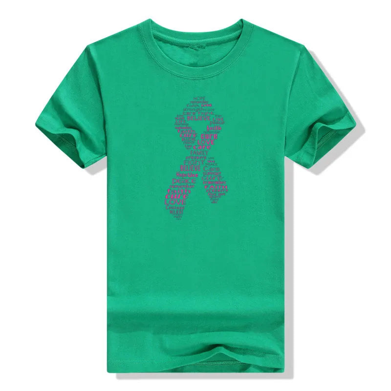 Pink Ribbon Breast Cancer Awareness T-Shirt