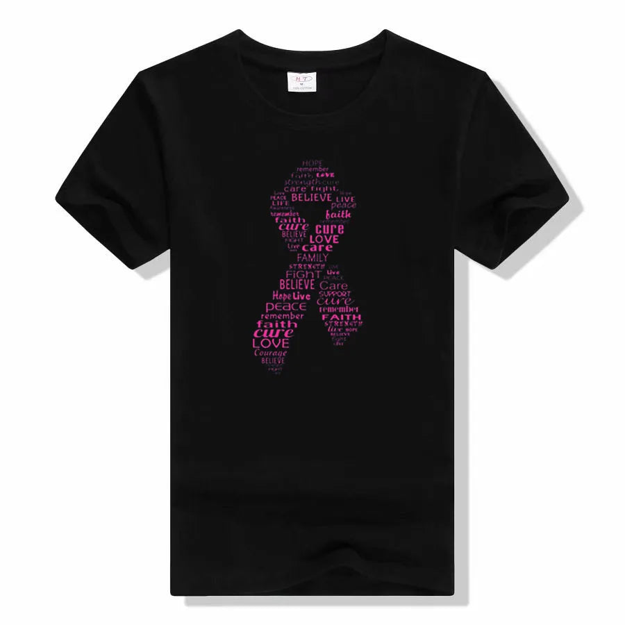 Pink Ribbon Breast Cancer Awareness T-Shirt