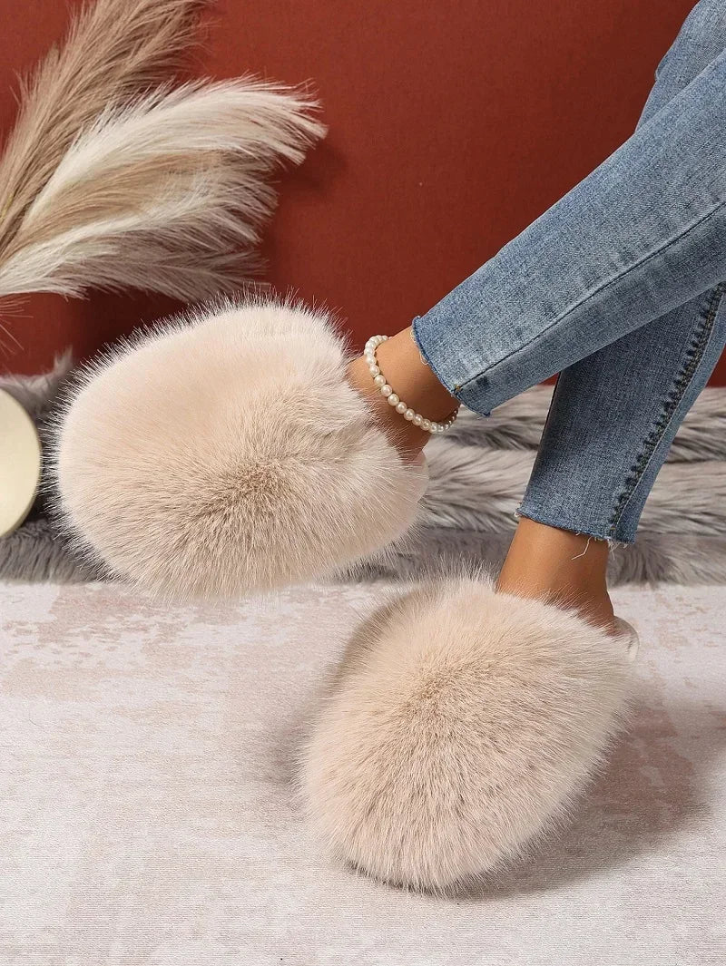 Adorable Super Fuffy Anti-slip Slippers