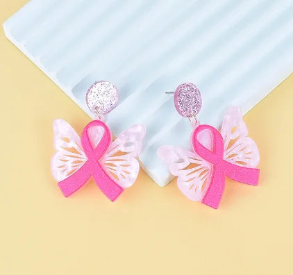Breast Cancer Awareness Earrings