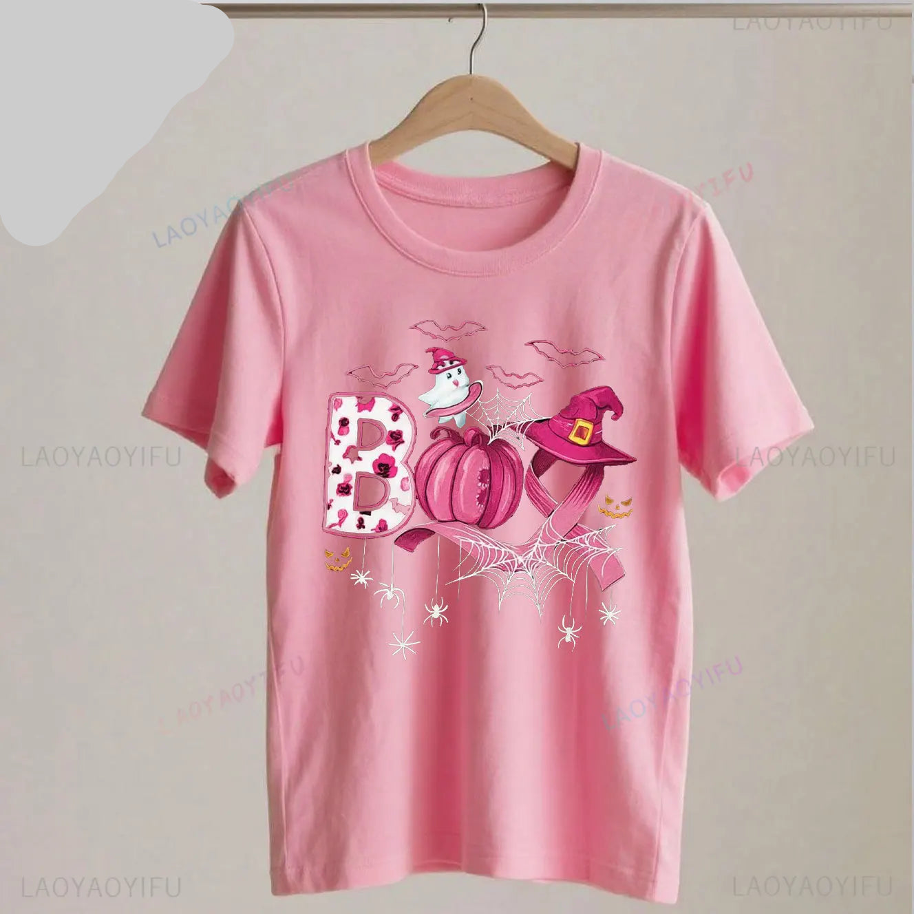 Breast Cancer Boo and Pink Pumpkin Tshirts