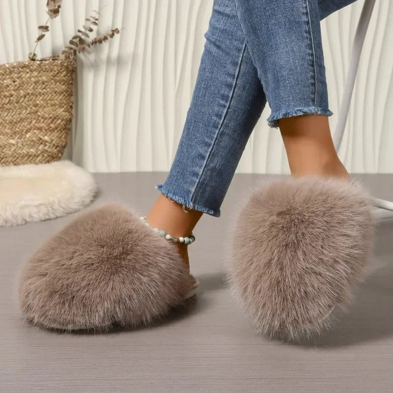 Adorable Super Fuffy Anti-slip Slippers