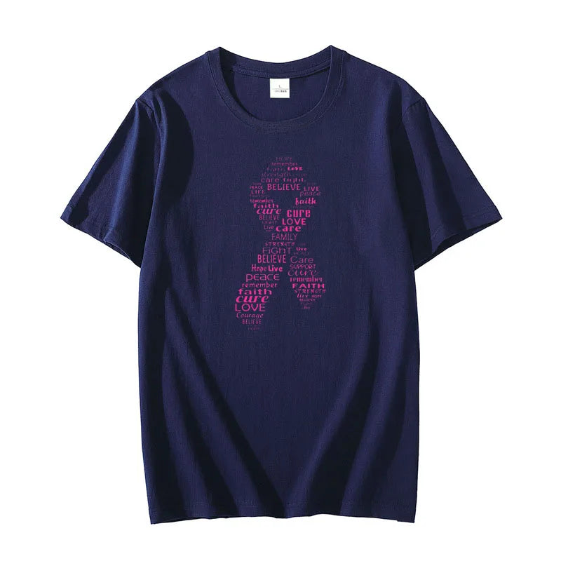 Pink Ribbon Breast Cancer Awareness T-Shirt
